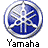 A pixelated circular Yamaha logo with blue and silver elements, accompanied by 'DONT BUY' text above 'Yamaha' in black block letters on a white background.