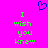 A static pixel art image with a bright pink background, featuring a blue heart symbol at the top and green text reading "I wish you knew" in two below