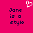 A static pixel art image with a bright pink background, displaying two identical text blocks and a white heart symbol.