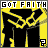 Yellow and black pixelated icon with 'GOT FAITH' text at top and '12GRACE STREET .COM' text at bottom, showing animation changes in text and background elements.