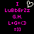 Pixelated image with pink text and symbols on black background, featuring a white heart outline above the text.