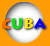 A static image of five circular icons on an orange background, each containing a single letter or group of letters in distinct colors.
