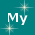 Teal background with white pixelated text 'My Special Friend' and starbursts, plus a heart-shaped figure in pastel colors.