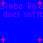 Blue background with repeating purple text and pink star shapes scattered across the image.