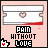 A static icon with a pink background, white and red striped top section, heart symbol, and text reading "EXIT WITHOUT LOVE" in black and red.