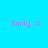 Four pixelated display '3m!ly :] ' text on cyan, gray, red, and gray backgrounds with no animation