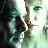 A 48x48 pixel animated contact sheet showing two frames of a Battlestar Galactica-themed buddy icon with a character portrait and spaceship animation.