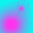 A four-quadrant displays shifting pink and cyan gradient shapes with dotted lines connecting them, forming a dynamic abstract pattern