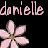 Pixelated pink flower icon with text 'domielle' on black background, two flowers visible in contact sheet layout.