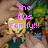 Pixelated image with pink text overlay reading 'the bus Family!!!' over a yellow cartoon character with brown hair and a blue outfit.