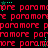 Red pixelated text repeats across a black background with green star-shaped elements scattered throughout.