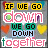 Animated contact sheet of a buddy icon featuring repeated text and heart symbols with color variations across frames.