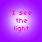 Four identical circular icons arranged in a , each displaying pink text "I see the light" on a purple gradient background