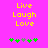 Pixelated yellow text "Live Laugh Love" on bright pink background with green and gray clover-like symbols below.