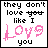 Two side-by-side pixelated text with black and pink lettering on white backgrounds, one bordered in black, the other in pink