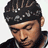 A 48x48 pixel animated contact sheet showing three sequential frames of a person wearing a black bandana with white patterns, displayed in a 2x2 grid layout with one empty cell.