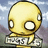 Yellow cartoon figure with large white eyes and a small tear drop on its cheek, holding a sign that reads 'FRANKS' against a cloudy sky background.