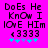 Pixelated text on bright pink background with blue and purple symbols below, showing animation change in symbol positions.