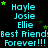 A static digital image displays repeated text and star symbols on a black background with cyan and green elements.