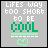 Four pixelated display identical text with changing heart symbols beneath a green underline