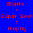 Blue background with red text displaying 'Giants', '+', 'Super Bowl', '=', and 'Trophy' in three , some sections have white backgrounds