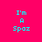 A static image with bright pink background and cyan text reading "I'm A Spaz" arranged in four , where the top is a green rectangular bar