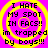 Four identical pixelated with bright pink backgrounds and yellow spiral outlines display black text reading "I HATE MY SPOT IN FACS!! im trapped by boys!!!"