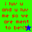 A pixelated image with red text on a green background, featuring a blue star and the phrase 'i luv u and u luv me so we are ment to be!<3' in lowercase letters.