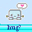 Pixelated character with light blue body and gray limbs stands against light blue background, speech bubble above head contains pink heart symbol.
