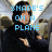 Pixelated image of a person in dark clothing with arms crossed, overlaid with blue text reading "SNAPE'S ON A PLANE" and "Slytherin into a theater near you!"