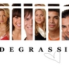 A static image shows seven vertical portrait panels of people with a partial word below.
