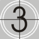 circular with numbers 1, 2, 3 in black, white, and gray tones, each has a thin white outline, arranged in a with some showing partial numbers