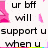Pixelated text and images on a : pink phone, teddy bears, blue background with silhouette