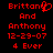 Red pixelated text on black background reads 'Brittany And Anthony 12-29-07 4 Ever' with a heart symbol replacing the 'y' in 'Brittany' on the left side.