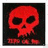 Red skull icon with black background, showing text "TIPS OF DE" below the skull in pixelated red font.