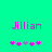 Pixelated text 'Jillian' in bright pink with purple accents above four star symbols on a solid green background.