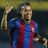 Pixelated image of a person in a blue and red striped sports jersey with arms raised, overlaid with blue text reading 'ronaldinho rocks my sox' on the right side.