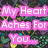 Pixelated text phrases in pink, purple, and cyan blocks over a dark floral background with yellow accents.