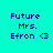Pixelated text 'Future Mrs. Efron <3' on cyan background with blue highlight changes across four