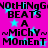 A static image with a bright pink background featuring repeated black text and light blue stars.