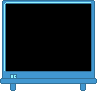 Blue-framed black screens with white vertical lines, each displaying 'RE' text in the bottom-left corner.