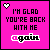 nine pink square with black borders, each containing text and a heart symbol, where the word 'again' and heart symbols animate between black and white