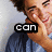 A person with curly hair wearing a blue shirt, holding their hand near their face in four showing text changes