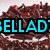 A static image shows a chocolate cake with chocolate frosting, a strawberry dipped in chocolate, and a person holding chocolate, with overlaid text reading "BELLADONNA LOVES CHOCOLATE".