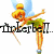 Pixelated fairy character with orange hair in a bun, blue wings, green dress, and brown boots; text overlays change across frames.