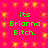 Static image with bright pink background and yellow starburst pattern, displaying green text 'its Brianna Bitch.' in four identical quadrants.