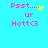 Pixelated text and yellow sparkles on cyan background with four distinct animation states showing varying sparkle positions and counts.