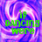 A static image with a swirling purple and pink background displaying green pixelated text fragments.