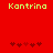 Red background with yellow text 'Kontrino' at top and five dark red puzzle-piece shapes arranged horizontally below.