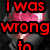 Red pixelated text overlays a dark background with pink and gray abstract shapes, forming a phrase across multiple lines.